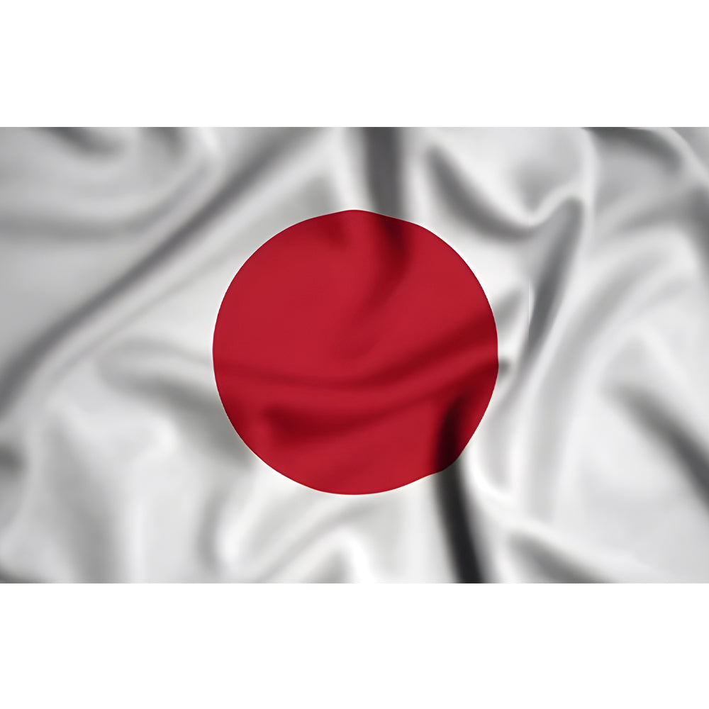 Drapeau du Japon blanc disque rouge – polyester haute qualité, coutures renforcées, usage intérieur et extérieur