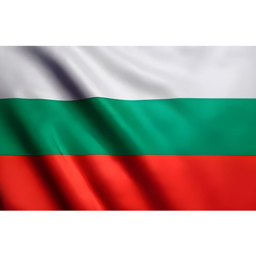 Drapeau de la Bulgarie blanc vert rouge – polyester haute qualité, coutures renforcées, usage intérieur et extérieur