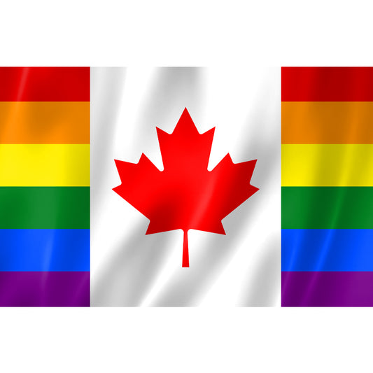 Drapeau Canada Pride Arc-en-ciel