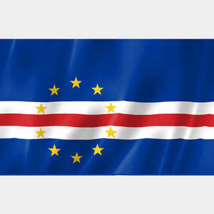 Conception De Carte Du Drapeau National Du Cap-vert, Illustration Du Drapeau Du Pays Du Cap Vert Interieur Carte 33648500