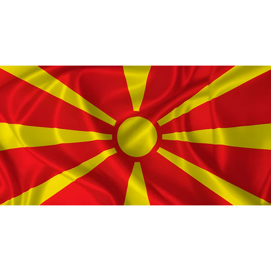 Drapeau de la Macédoine du Nord